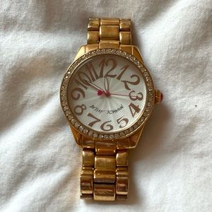 Betsy Johnson Gold Watch